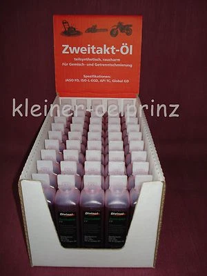 50 x Divinol Zweitaktöl FF 100 ml teilsynthetisch 2T-Öl 2-Takt-Öl im VK-Display