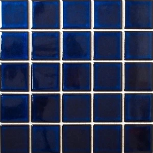 Keramikmosaik Fliese kobaltblau glänzend Wand Boden Dusche 14-0405_b |1Matte - Bild 1 von 5