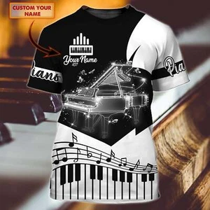 Personalized 3D All Over Print Piano Shirt, Pianist T Shirt, Birthday Gift For P - Picture 1 of 4