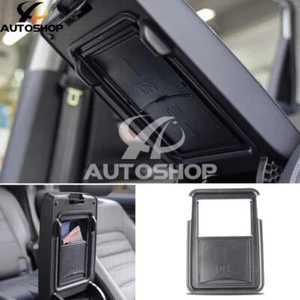 Cubierta de caja de almacenamiento de consola central negra 1 pieza para Honda CRV CR-V 2023-2024 - Imagen 1 de 9