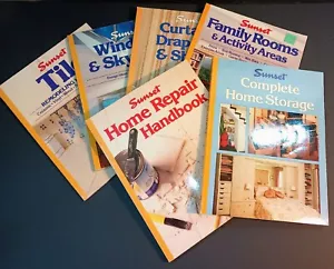 Lot of 6 Vintage Sunset Books: Building, Remodeling & Home Design & Repair DIY - Picture 1 of 10