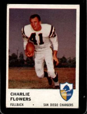 1961 FLEER #156 CHARLIE FLOWERS VG+ CHARGERS *X35458 - Image 1 of 2