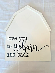 Farmhouse Style Home Decor-Wreath Sign Addition-White/Black 11.5” x 9.5” - Picture 1 of 5