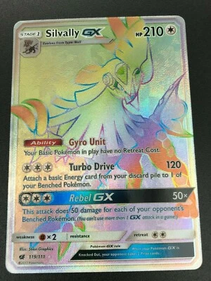 Silvally GX 119/111 HYPER SECRET RARE Pokemon SM Crimson Invasion NM 2017 - Image 1 of 2
