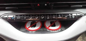 Fiat 500e (332) 2021 - 2025 Heizung Klima Klimabedienteil Schalter Taster - Bild 1 von 10