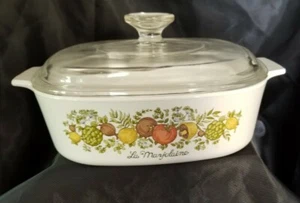 Vintage Corning Ware La Marjolaine Gewürz des Lebens 2 Quart Kasserolle mit Deckel A-9-C - Bild 1 von 12