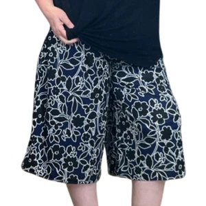 CULOTTES MUJER ROCKTHOSECURVES NEGRO MARINO BLANCO FLORAL PIERNA ANCHA CINTURA ELÁSTICA S - Imagen 1 de 5