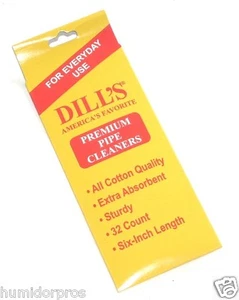 1 Package of 32 Dill's Dills by Dr. Grabow 6" Standard Pipe Cleaners Cotton - Picture 1 of 1
