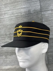 Mütze Kappe Wolle Pittsburgh tanzender Wichtel Brauerei Piraten gestreift Pillbox Druckknopflasche - Bild 1 von 19