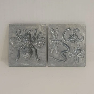 Creepy Crawlers Maker Metal Molds Fly Worm Spider Scorpion Wasp 2006 - Image 1 of 4