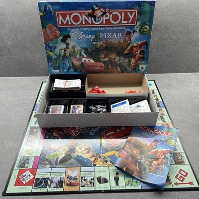 Monopoly Disney Pixar Edition 2007 Board Game 100% Complete VGC, 6 Themed Tokens - Image 1 of 4