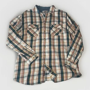The Territory Ahead Men’s XL Button Up Long Sleeve Plaid Earth Tones - Picture 1 of 10