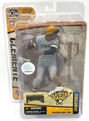 Roberto Clemente McFarlane All Star MLB Baseball Figure Pittsburgh Pirates 2006 - Image 1 of 4