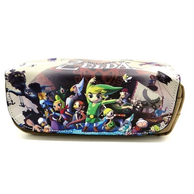 Cartera Clutch The Legend of Zelda - PERSONAJES WIND WAKER Nueva (Bolsa Lápiz Enlace) Foto 1 de 3