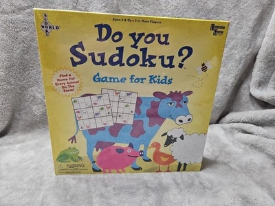 University Games Boardgame Do You Sudoku? Game for Kids Box NEW  - Image 1 of 4