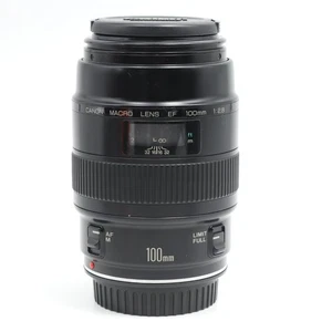 EF 100mm f/2.8 Macro Lens Medium Telephoto for Close-Up Photography  - Picture 1 of 6