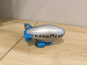 Vintage Buddy L Goodyear Blimp Silver & Blue ~ Japan - Picture 1 of 7