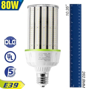80W LED Corn Cob Light Bulb Replace 350Watt MH HPS HID For Warehouse Supermarket - Picture 1 of 12