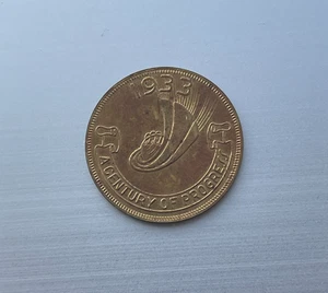 1933 Century of Progress Good Luck Medaille L2 - Bild 1 von 2