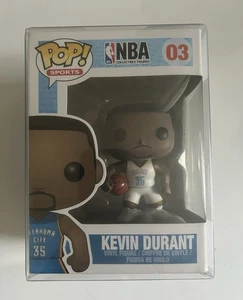 NBA Funko Pop Basketball Kevin Durant #03 Oklahoma City Thunder w/Protector - Picture 1 of 7
