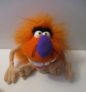 Rare Pogman Plush 13" Vintage Pogs WPF 90's Crazes Plush Character Big Teeth - Picture 1 of 6