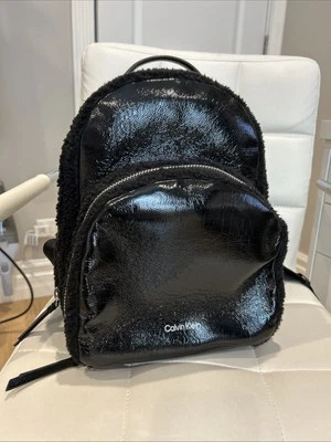 Calvin Klein Black Backpack - Image 1 of 4
