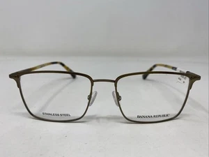 Banana Republic TU1 54-17-145 Brown/Gold Full Rim Eyeglasses Frame WP96 - Picture 1 of 8