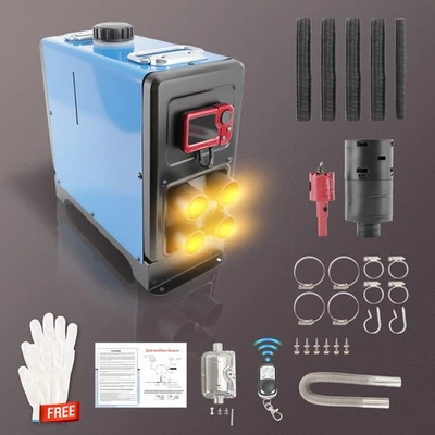 Upgrade Diesel Heater Portable Diesel Air Heater 8KW DC 12V All in One 1.3 Gal - Image 1 of 4