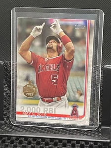 Albert Pujols  2025 Topps Holiday - Buy Back 2019 Topps  - # Angels - Picture 1 of 2