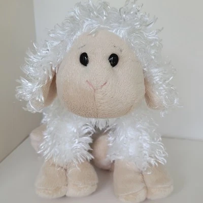 GANZ Webkinz White Lamb HM201 Plush 10” Stuffed Animal NO CODE - Image 1 of 4