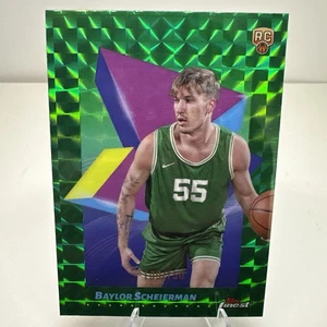 2024-25 Topps Finest Baylor Scheierman (RC) Green Geometric Refractor /150 - Picture 1 of 3