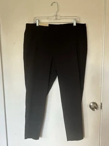 Michael Michael Kors Super Skinny Pull On Pants Size 2X Black High Rise New - Picture 1 of 11