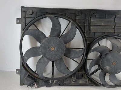 2009-2012 Volkswagen Cc Electric Radiator Cooling Fan Motor Assembly XY1ZQ - Image 1 of 4