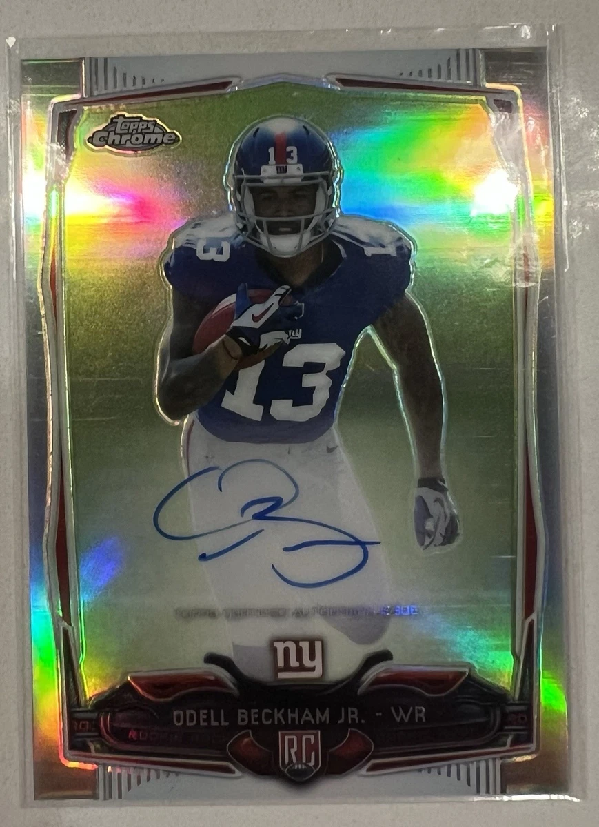 Football Sports Trading Card Singles Odell Beckham Jr. Rookie for