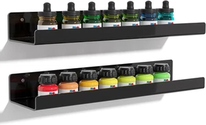 2 Stück Acryl Regale für Wanddekoration, 15" Display Regal Parfüm Organizer - Badezimmer - Bild 1 von 7