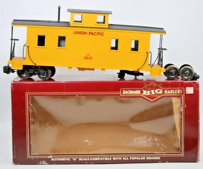 Bachmann Big Haulers 93851 Union Pacific G Scale Center Cupola Caboose Used - Image 1 of 4