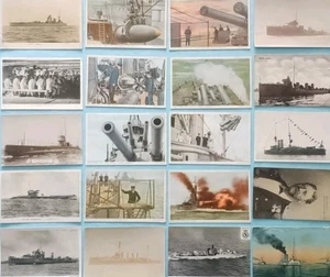 Barcos Royal Navy Militar - Lote de 20 postales de trabajo TODAS MOSTRADAS INDIVIDUALMENTE - Imagen 1 de 23