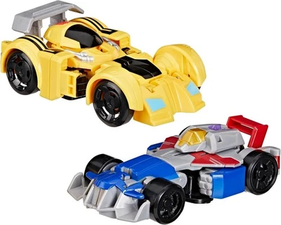 Transformers Bumblebee and Starscream Bot Racers Action Figures 4.5-Inch New - Image 1 of 4