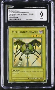 Yu-Gi-Oh! Mechanicalchaser TP1-001 Paquete de Torneo 1 CGC 9 Desteñido Error de Impresión - Imagen 1 de 2
