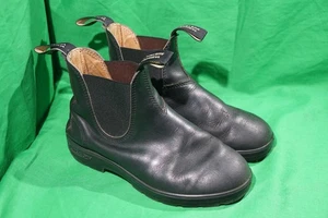Blundstone Black Leather Chelsea Boots AUS 4.5 / US Womens 7.5 - Foto 1 di 10