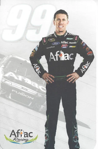 2013 CARL EDWARDS "AFLAC" ROUSH GEN 6 #99 NASCAR SPRINT CUP POSTCARD Cover