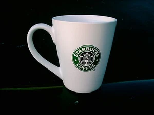 Logo Starbucks 2010 Starbucks aproximadamente 11 OZ. TAZA DE CAFÉ LADOS ACAMPANADOS - Imagen 1 de 8
