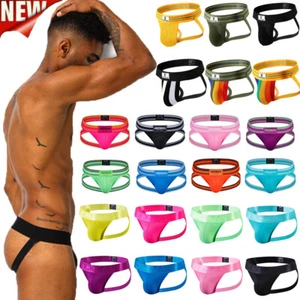 Sexy Men Jock Strap Athletic Supporter Sport Briefs Jockstrap Thong Underwear' - Picture 1 of 61