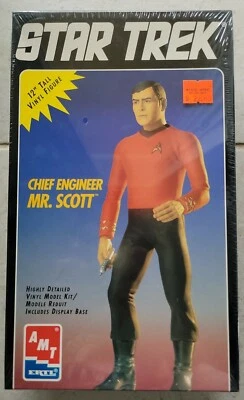 NEW 1994 AMT ERTL STAR TREK CHIEF ENGINEER MR. SCOTT 12" VINYL MODEL KIT! r127 - Image 1 of 4