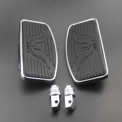 Motorcycle Footboard Floorboard Footpegs Pedals For Honda VTX1300 VTX1800 Suzuki — 第 1/4 张图片