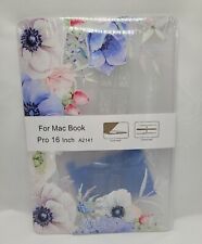 Hard Cover Case for Mac Book Pro 16 inch A2141 Flowers - Free Shipping