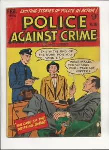 Police Against Crime #18 australischer Fall des treibenden Lastkahns 1956 - Bild 1 von 2