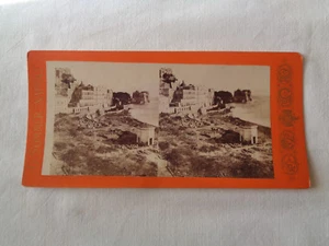PHOTO STEREO ALBUMINE ITALIE NAPLES NAPOLI G. SOMMER N°25 - Foto 1 di 2