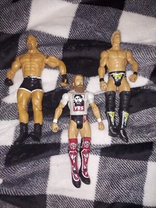 Camisa WWE Daniel Bryan Yes Chris Jericho y Jack's Pacific 3 figuras de lucha libre - Imagen 1 de 4
