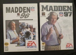 Sega game Lot Madden 96 & 97 CIB!!